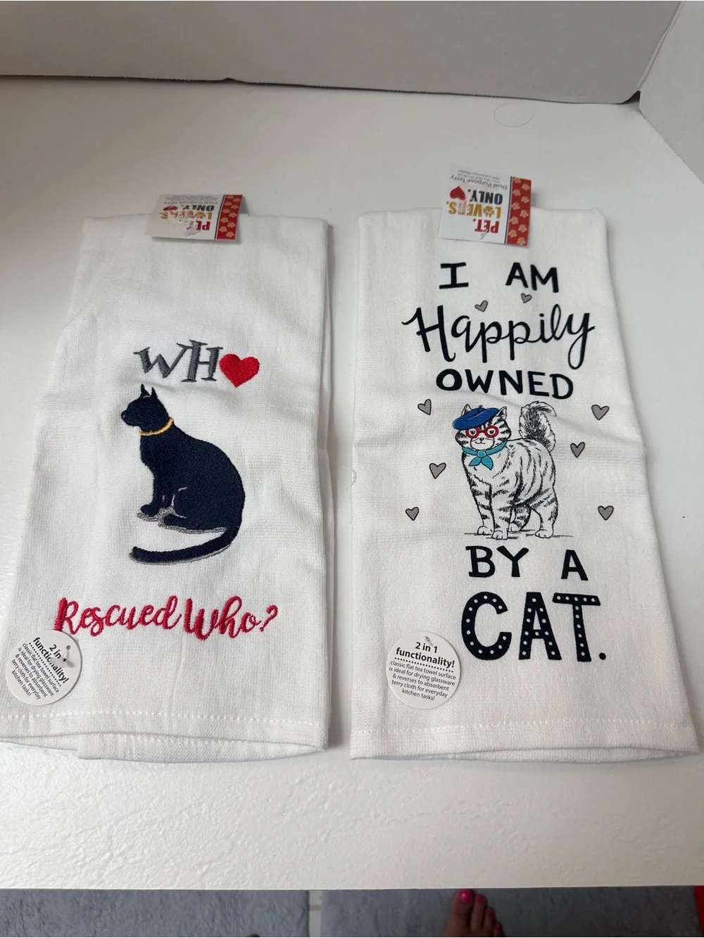 Cat Lover Kitchen Towels